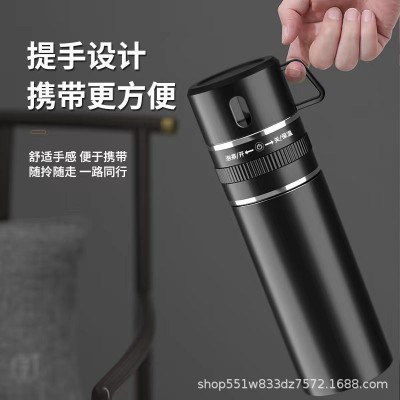 男女士茶杯轻奢不锈钢高颜值大容量水杯保温杯户外杯图3