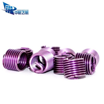 彩色钢丝螺套 中航飞航 螺纹护套 不锈钢转化牙套图3