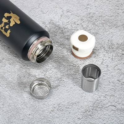 316不锈钢保温杯茶杯大容量焖茶杯双盖水杯防摔户外批发钢盖礼杯图3