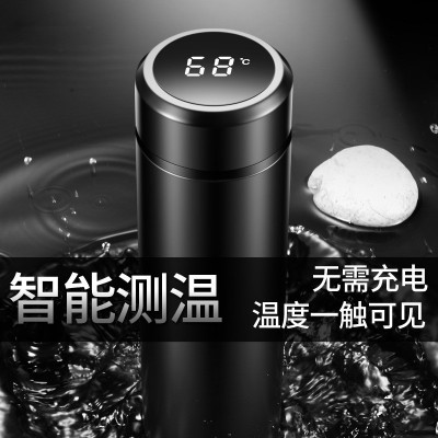 批发316智能保温杯双层不锈钢温度水杯创意便携商务礼品温显杯子图2