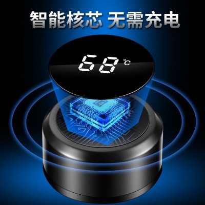 批发316智能保温杯双层不锈钢温度水杯创意便携商务礼品温显杯子图3