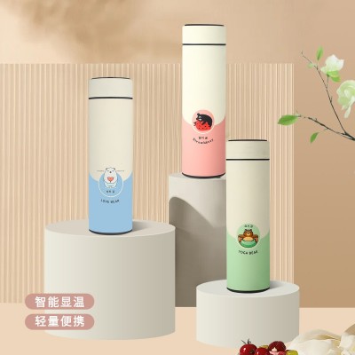 创意保温杯 不锈钢智能显示温度水杯 小清新男女学生水杯厂家直销图3