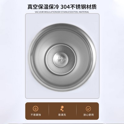 跨境现货不锈钢咖啡杯二代车载真空汽车杯户外便携双层保温杯批发图2
