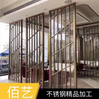 重 庆售楼部园林景观铁艺 金属耐候钢镂空背景墙图3