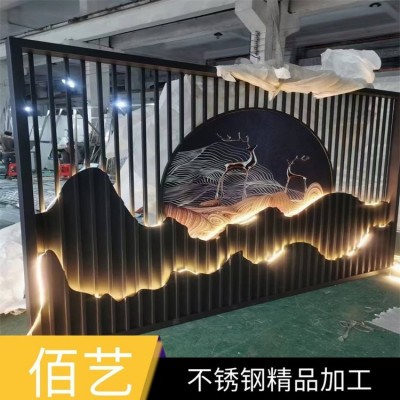 安顺家具屏风制作 屏风金属加工图2