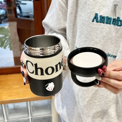 小香风水杯咖啡杯保温保冷杯女生高颜值随行杯316不锈钢杯子随行图3