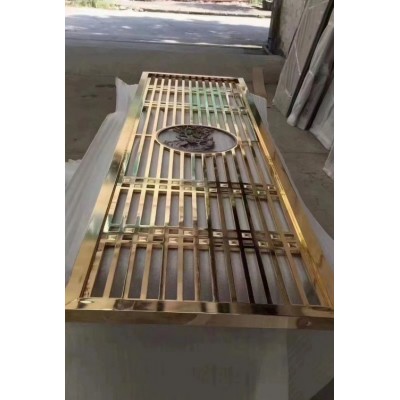 10号产品鑫宝聚酒店大堂会所304/201不锈钢屏风/酒柜制品/装饰隔断 批发
