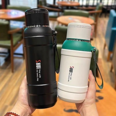 新款向善高档316不锈钢保温杯男士大容量茶水分离泡茶杯商务水杯图3