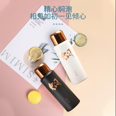 新款316不锈钢焖茶杯密封防漏泡茶水杯商务真空大容量办公保温杯新款图3