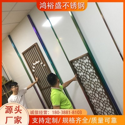 家装工程装修新中式 屏风厂家 办公客厅进门活动不锈钢隔断柜图4