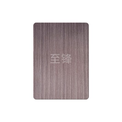 复古仿木热转印不锈钢幕墙电梯门套装饰板 304高清覆膜木纹金属板图5