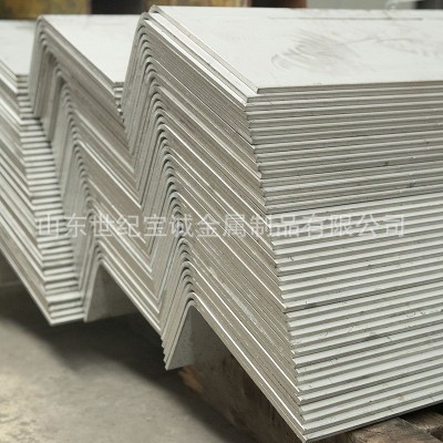 不锈钢角钢 304建筑用不等边三角钢冲孔幕墙用角铁图2