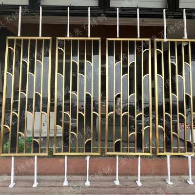 金博奥 不锈钢景墙屏风 酒店别墅装饰隔断 款式新颖 景墙制品景亭雕塑图2