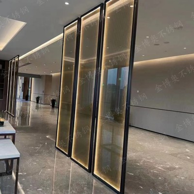 不锈钢加工屏风 隔断制品 折弯焊接工艺 来图来样定制图5