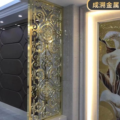 现代风新中式屏风客厅镂空花格屏风折叠移动入户玄关书房屏风隔断图3
