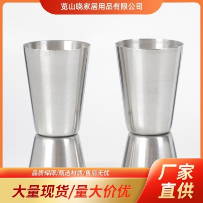 批发不锈钢量杯量酒杯盎司杯调酒饮料液体计量杯两头杯25/50毫升图1