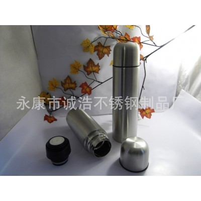 不锈钢真空子弹头保温杯350ML/500ML，双层不锈钢，新料开关图2