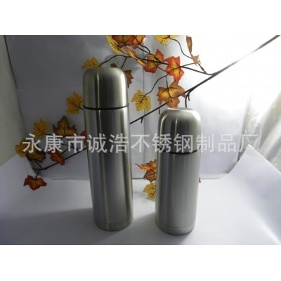 不锈钢真空子弹头保温杯350ML/500ML，双层不锈钢，新料开关图3