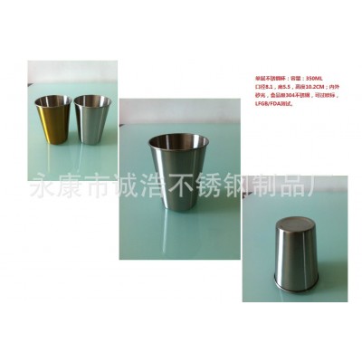 工厂直供 价格从优 单层不锈钢j卷口杯子18/8食品级304不锈钢图5