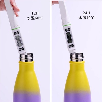 厂家创意磨砂手感可乐瓶 户外运动保温杯 304不锈钢保龄球礼品杯图4