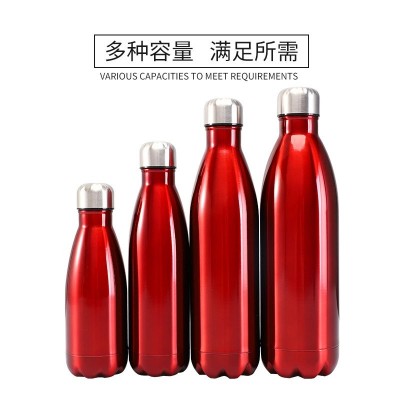 大容量不锈钢可乐瓶 户外便携式运动水壶 工厂多容量保温保冷水杯图3
