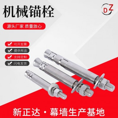 304不锈钢机械锚栓扩孔型机械锚栓单管双管自切底锚栓厂家供应图1