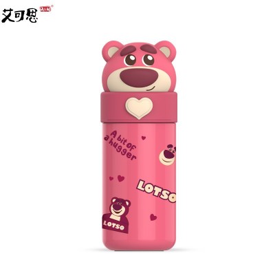 艾可思工厂正版授权IP卡通公仔 保温杯草莓熊女生便携不锈钢350mL图4