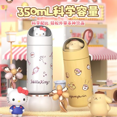 正品艾可思三丽鸥可梦保温杯可爱卡通公仔316不锈钢杯高颜值批发图2