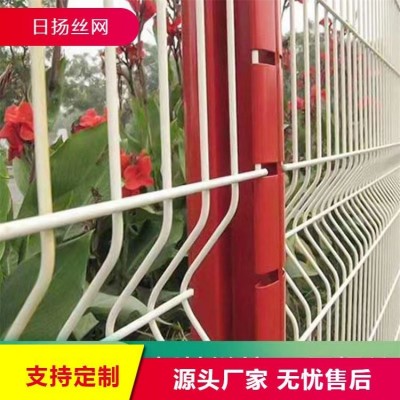 两侧低碳钢丝桃型柱护栏网 安装简单易维护 型号全 规格多图3