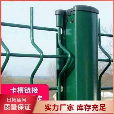 两侧低碳钢丝桃型柱护栏网 安装简单易维护 型号全 规格多图2