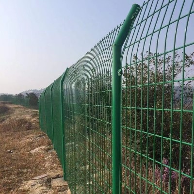 双边丝护栏网 1.8米直片直柱围栏网 森饶 圈地养殖防护围栏图5