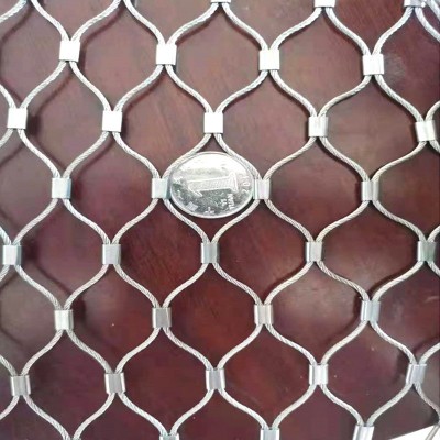 不锈钢丝绳网 园林防护钢丝绳卡扣网金属柔性网 动物园防护网批发图2