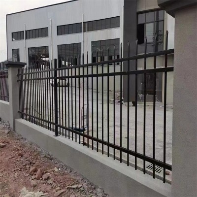 学校工厂公园小区别墅庭院停车场阳台防护防爬护围墙护栏锌钢护栏图3