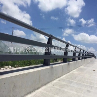 桥梁护栏 交通景观河道桥梁防撞防护栏 铝合金不锈钢防护栏图2