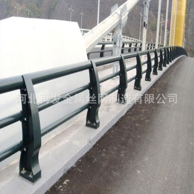 桥梁护栏 交通景观河道桥梁防撞防护栏 铝合金不锈钢防护栏图3