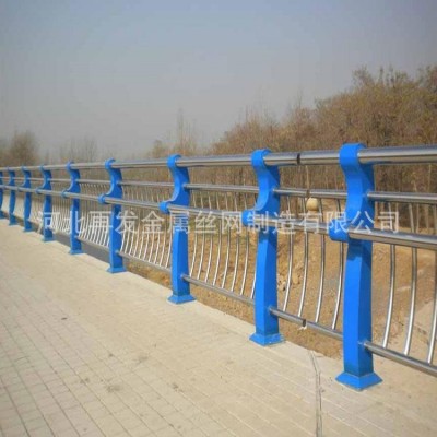 桥梁护栏 交通景观河道桥梁防撞防护栏 铝合金不锈钢防护栏图4