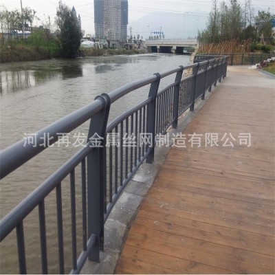 立交桥两侧护栏 交通景观河道桥梁防撞防护栏 铝合金不锈钢防护栏图2