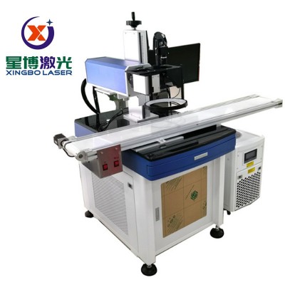 视觉紫外激光打标机塑胶金属端子自动USB接口芯片光纤激光打码机图5