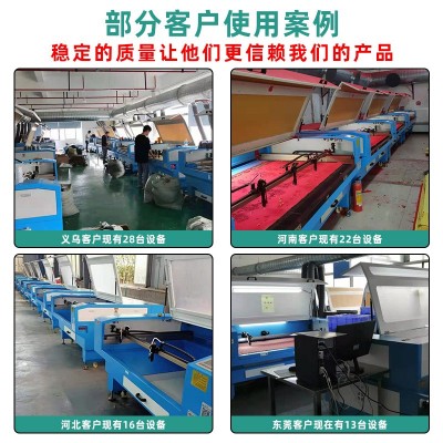 婚庆用品毛毡布无纺布激光镂空裁剪机 植绒布喜庆用品激光切割机图4