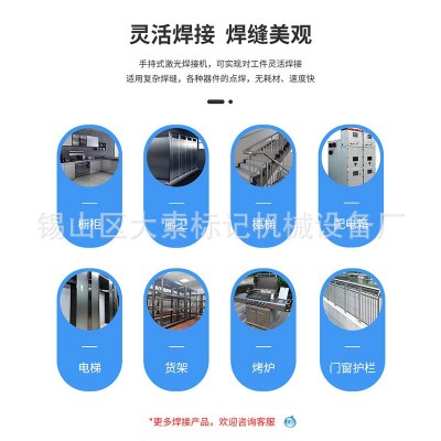 手持式激光焊接机 焊枪 不锈钢镀锌板铝合金支架型材 激光点焊机图3