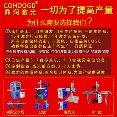全自动流水线激光打标机不锈钢镭雕机打码机塑料金属图案雕刻机图4