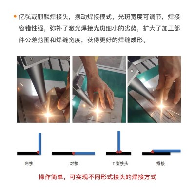 亚聚激光手持激光焊接机1500瓦不锈钢全自动手持式激光焊接铝合金图2