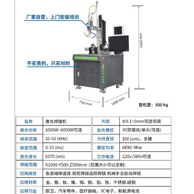 全自动光纤激光焊接机金属不锈钢管铝合金连续三轴精密激光焊接机图4