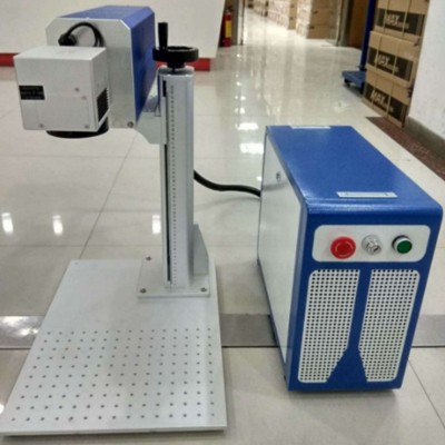 桌面分体式光纤激光打标机 金属刻字可乐不锈钢雕刻机 微型镭雕机图3