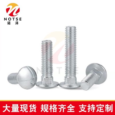 诺泽304不锈钢马车螺丝螺栓方颈半圆螺丝 M5M6M8M10M12配件球头图4