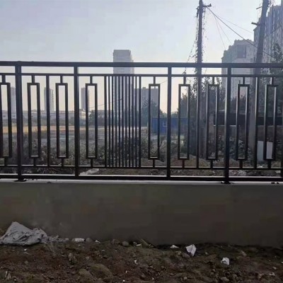 不锈钢护栏 桥梁防撞栏 高架桥隔离 景观栏杆 上门施工安装图1