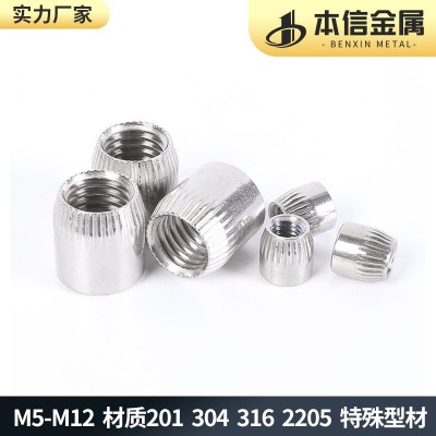 304不锈钢锥形螺母大花 厂家供应大花锥帽内膨胀M6-M12花锥螺母图3