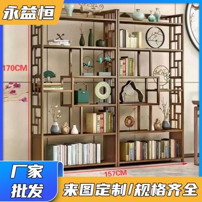 不锈钢屏风 入户玄关 现代新中式酒店镂空 金属玻璃隔断工程定制图5