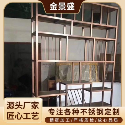 不锈钢屏风 304客厅家装屏风隔断 现代精美简约风格图3
