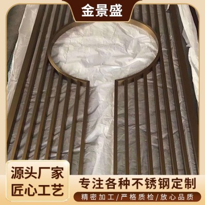 不锈钢屏风 304客厅家装屏风隔断 现代精美简约风格图4